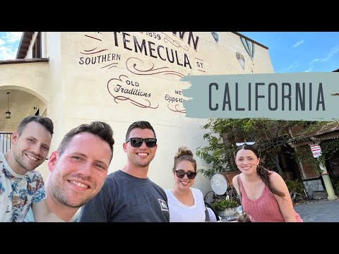 Travel Vlog | California, Here We Come! | Travel Day, Old Town Temecula, Wine Country | CALI VLOG 1