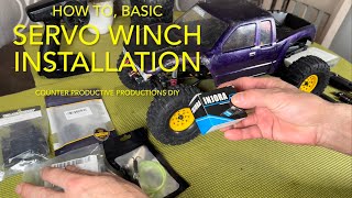 How to Injora 35 Kg servo winch on Element install