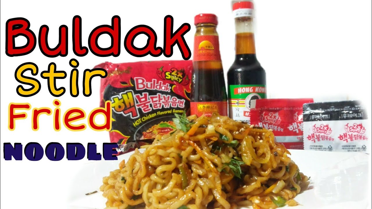 How To Cook Spicy Korean Noodle / Buldak 불닭볶음면 With Vegetables