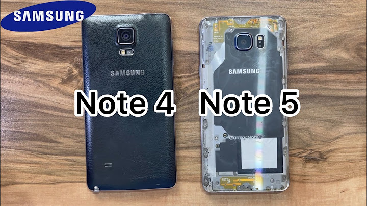 Đánh giá note 5 so với note 4