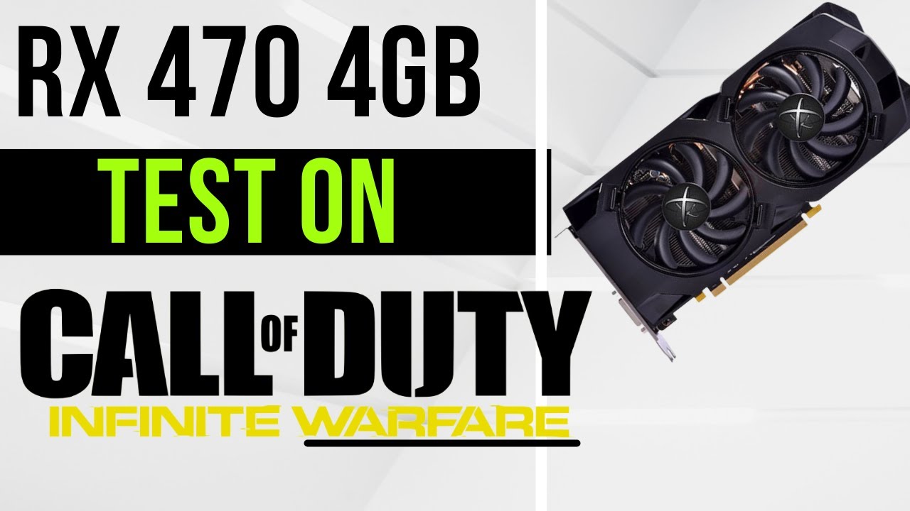 RX470 4GB Test on call of duty infinite warfare | CALL OF DUTY MODERN WARFARE Gameplay on Rx 470 4GB