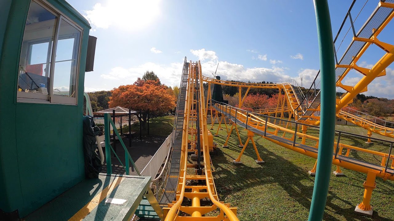 4K60P】八戸公園こどもの国 ジェットコースター / Kids roller coaster