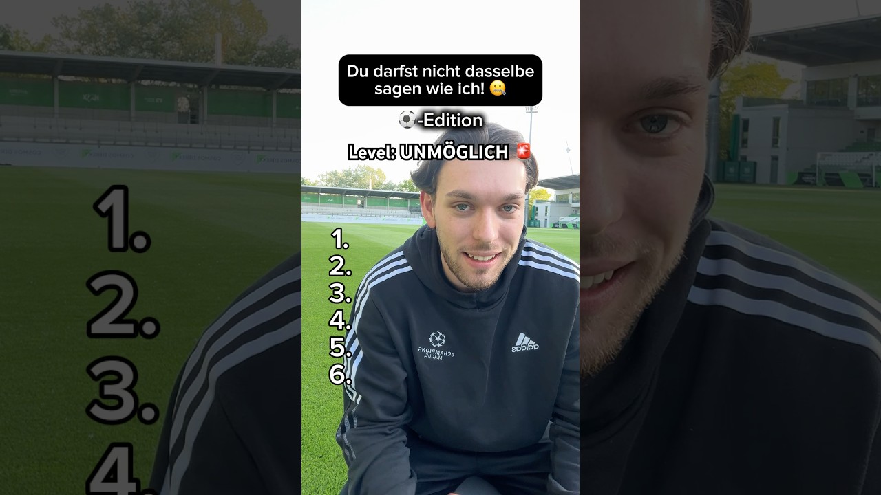 Du DARFST NICHT dasselbe sagen wie ich! 🫢🫵🏼 