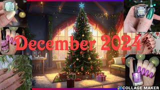 картинка: ЛакоДекабрь 2024 - много маникюров: Scale Lacquer, Color Flecks, Masura, Grattol