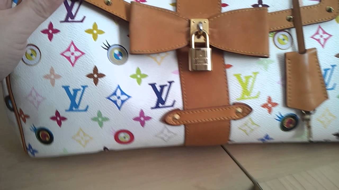 LOUIS VUITTON MURAKAMI MULTICOLOR MONOGRAM EYE LOVE SAC RETRO GM