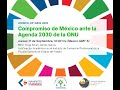 Compromiso de México ante la Agenda 2030 de la ONU