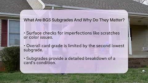 What Are BGS Subgrades And Why Do They Matter? - The Memorabilia Zone