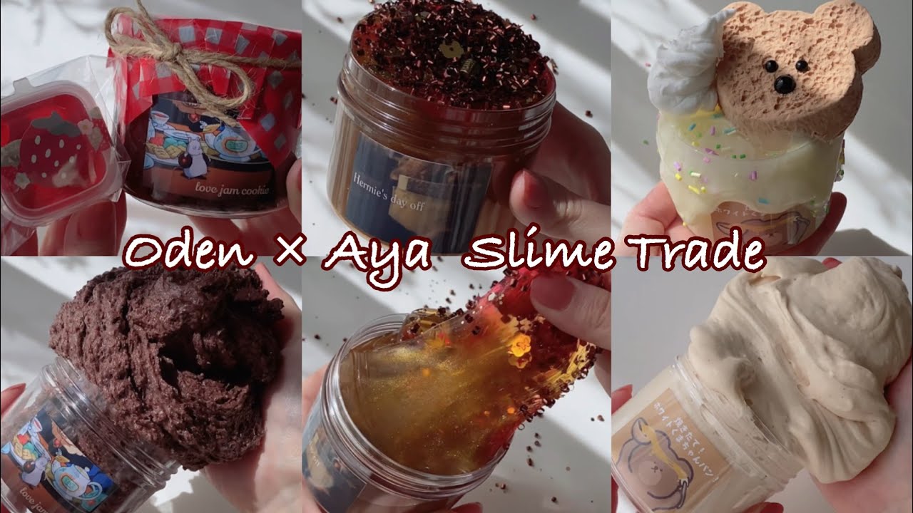 おでん(@DAEDAEslime )さんとスライムトレードさせていただきました📦🎀Oden×Aya Slime Trade