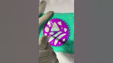 Spirograph ruler design ASMR Satisfying #shortvideo #shorts #spirograph