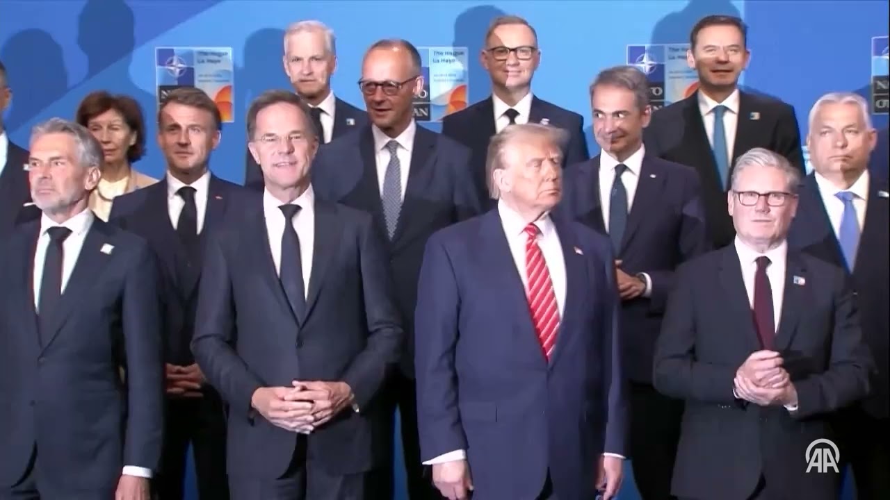 NATO Heads of State and Government Summit – Family Photo – Turkish-US Presidents' Conversation