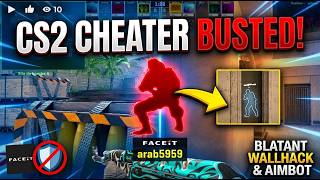CS2 FACEIT Cheater Busted! (arab5959 / astra peek) - Demo