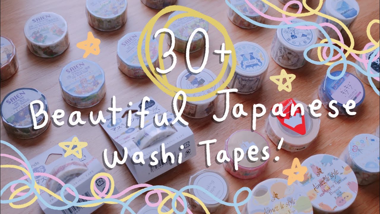 *HUGE* Japanese Washi Tape Haul (Swatch With Me) | ~satisfying video~ | Rainbowholic