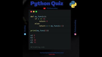 Python Quiz | Day 75 | What is the output of following Python code ?