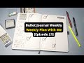 Minimal Bujo Weekly Plan With Me | Men Who Bullet Journal