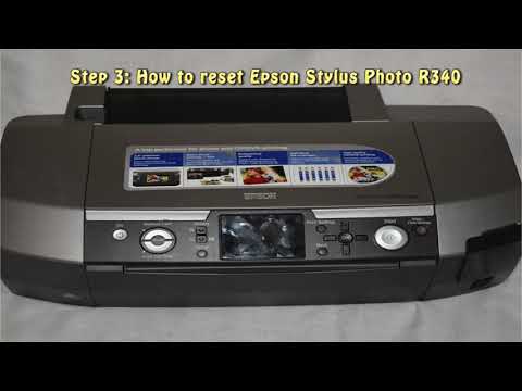 Reset Epson Stylus Photo R340 Waste Ink Pad Counter