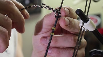 How to install a D Loop with Carbon Express Nocking Pliers