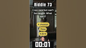 Riddle 73 | What moves fast? #quiz #brainyquizzes #brainteasers #facts #logicgames #logicpuzzles