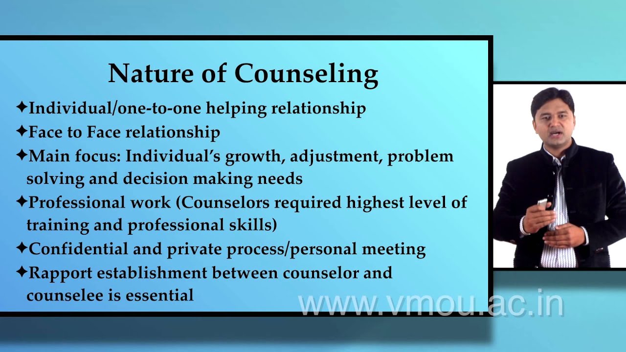 counselor counselee relationship