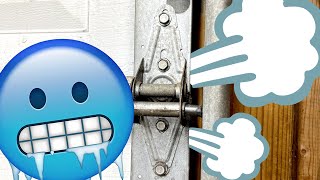 How To Reduce Garage Door Drafts for FREE