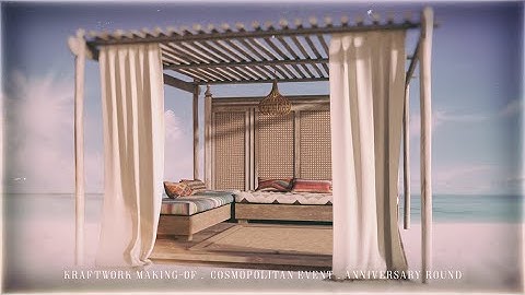 KraftWork Summer Gazebo . Making Of . Speed Modeling