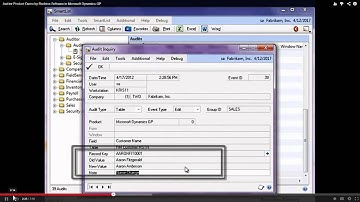 Dynamics GP   Auditor