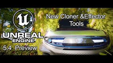 NEW Cloner & Effectors test in Unreal Engine 5.4!