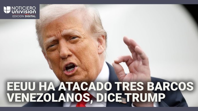 Trump asegura que son tres las embarcaciones venezolanas atacadas por EEUU en el Caribe y no dos