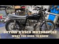 Buying a used motorcycle "what you need to know"