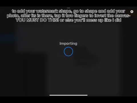 HOW TO HAVE YOUR WATERMARK AS A BRUSH - PROCREATE