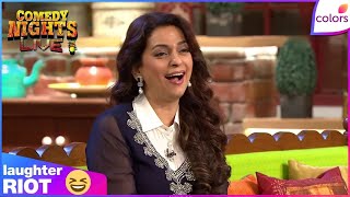 Comedy Nights Live Drama Juhi Chawla Tours Manglas House Colors Tv