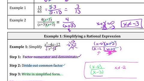 Ch 7 3 Day 1 Simplify Rational Expressions Ex 1