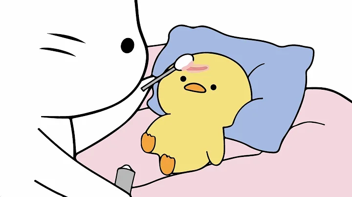 ASMR animation | treating an injured duck