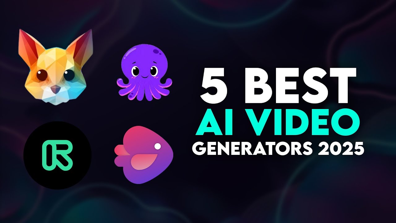 Top 5 Best AI Video Generators 2025 🎥 - YouTube