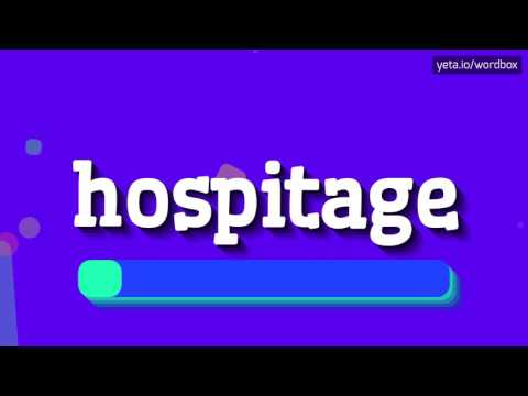 HOSPITAGE - HOW TO PRONOUNCE IT!?