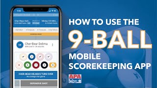 How to Use the APA 9-Ball Mobile Scorekeeping App screenshot 1