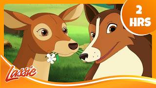 🦌 Lassie Saves the Sick Deer at Diamond Lake! | The New Adventures of Lassie | Cartoons For Kids