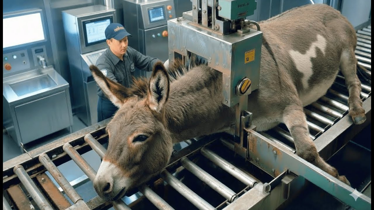 Inside the Donkey-Leather Factory | From Raw Hide to High-End Luxury Leather (Full Process)