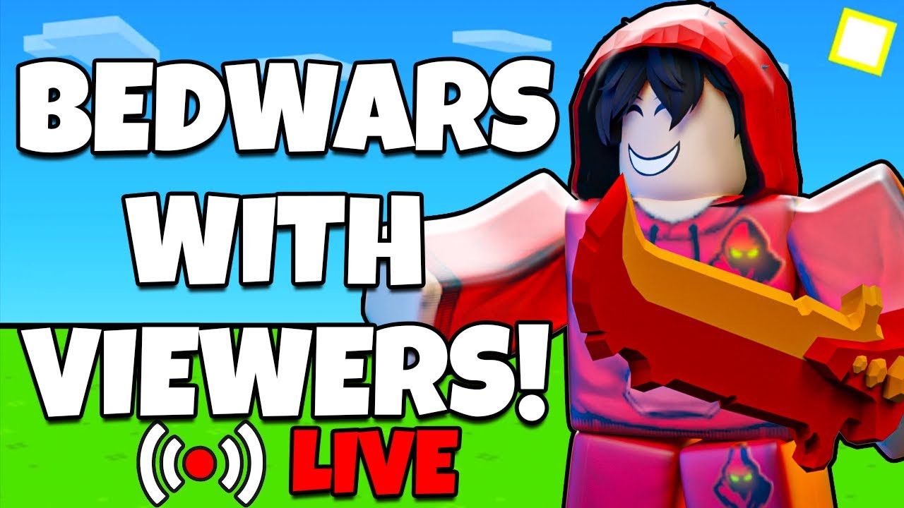 Ibedless 🔴PLAYING ROBLOX BEDWARS LIVE WITH VIEWERS! - YouTube