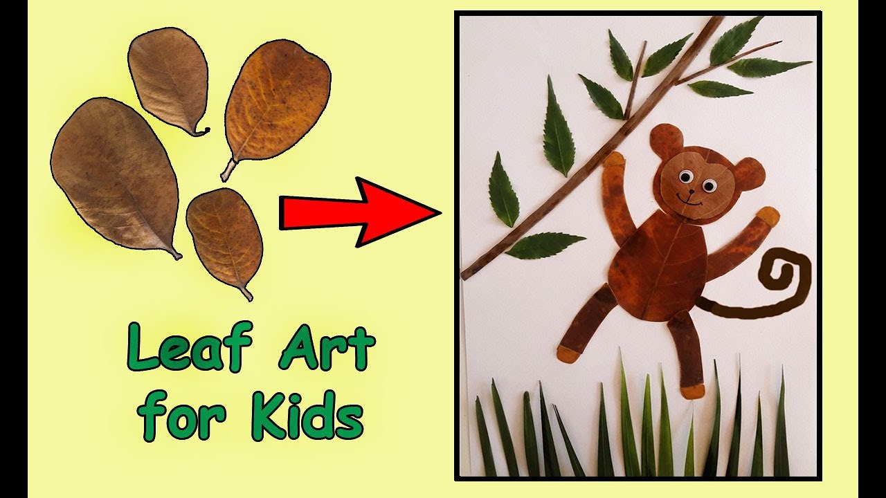 Monkey from Dried Jack Leaves