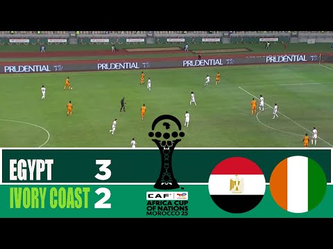 EGYPT Vs IVORY COAST 3 2 CAF Africa Cup Of Nations 2026 Match Highlights 