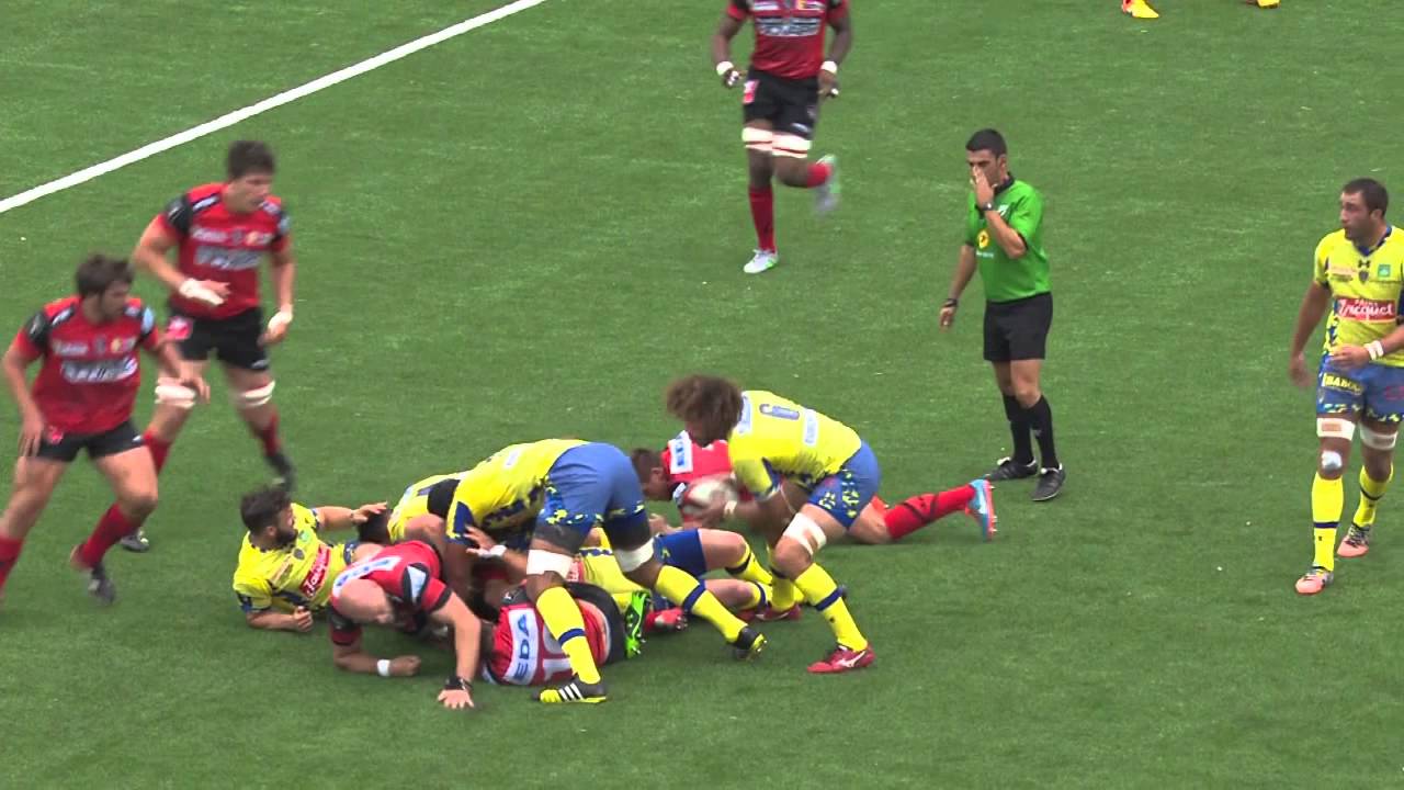TOP 14 - Oyonnax - Clermont : 24-41 - ESSAI Albert VULIVULI (CLE) - Saison 2015/2016