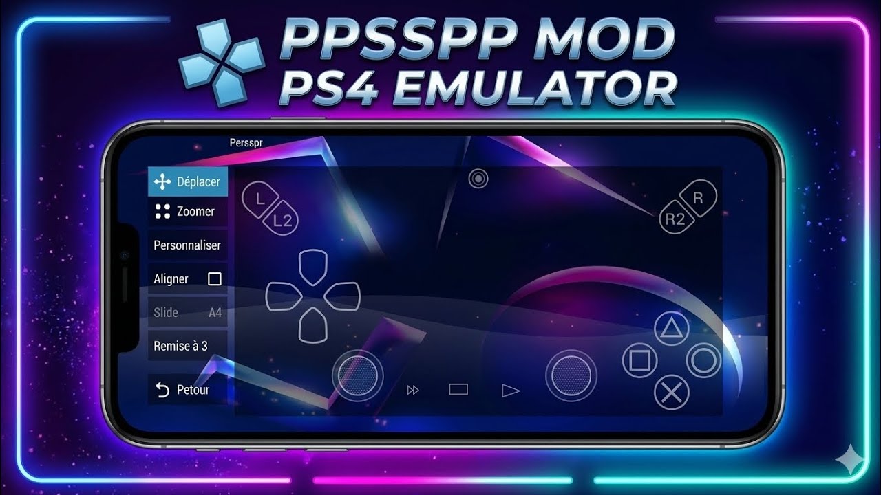 PPSSPP MOD BOUTON SYSTÈME PS4 - YouTube