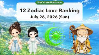 💗 Love Horoscope July 26, 2026 — All 12 Zodiac Signs Ranked ✨｜Love Astrology｜Daily Horoscope screenshot 3
