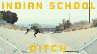 Skating the Indian School Ditch in Albuquerque NM