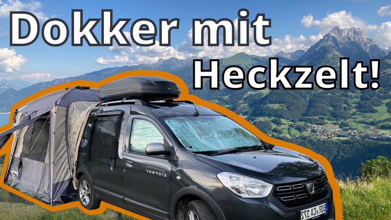 DOKKER Mini-Camper mit Heckzelt und Campal-Box ⛺ URLAUB am Bodensee | Camping-Alltag, Geheimtipps 🧐