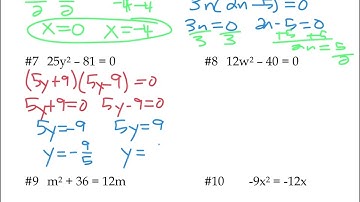 Solve Polynomial Equations in Factored Form Video Lesson Notes