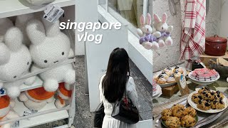 singapore vlog 🇸🇬 jentle salon, exploring, marina bay sands, takashimaya, shopping in orchard, miffy