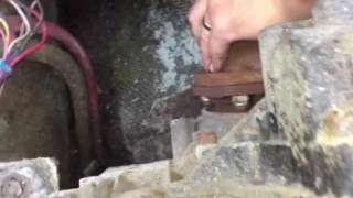 Prop shaft came out after second run after new prop shaft install at Driscols boat yard
