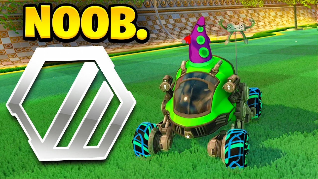 This is what silver lobbies look like in Rocket League...