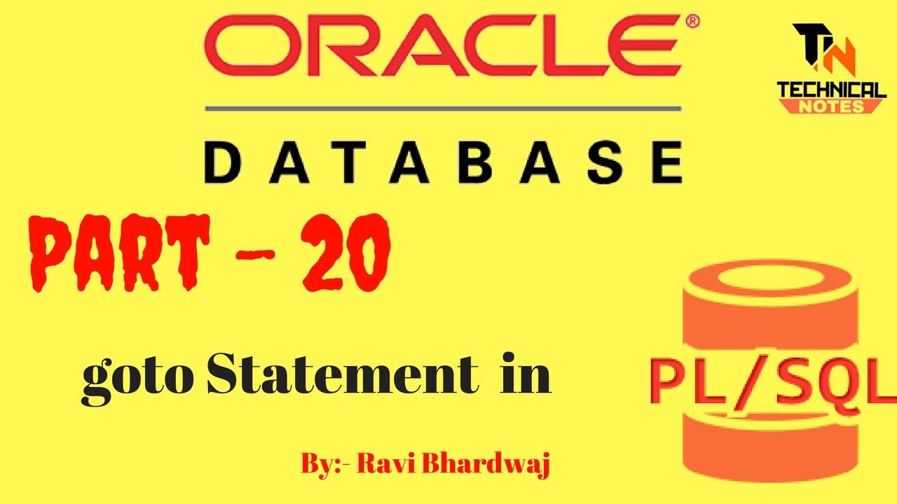 GOTO Statement in PL/SQL - YouTube
